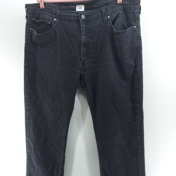 Mens Levi's 559 black Jeans Straight Leg  size 42 - Picture 2 of 12